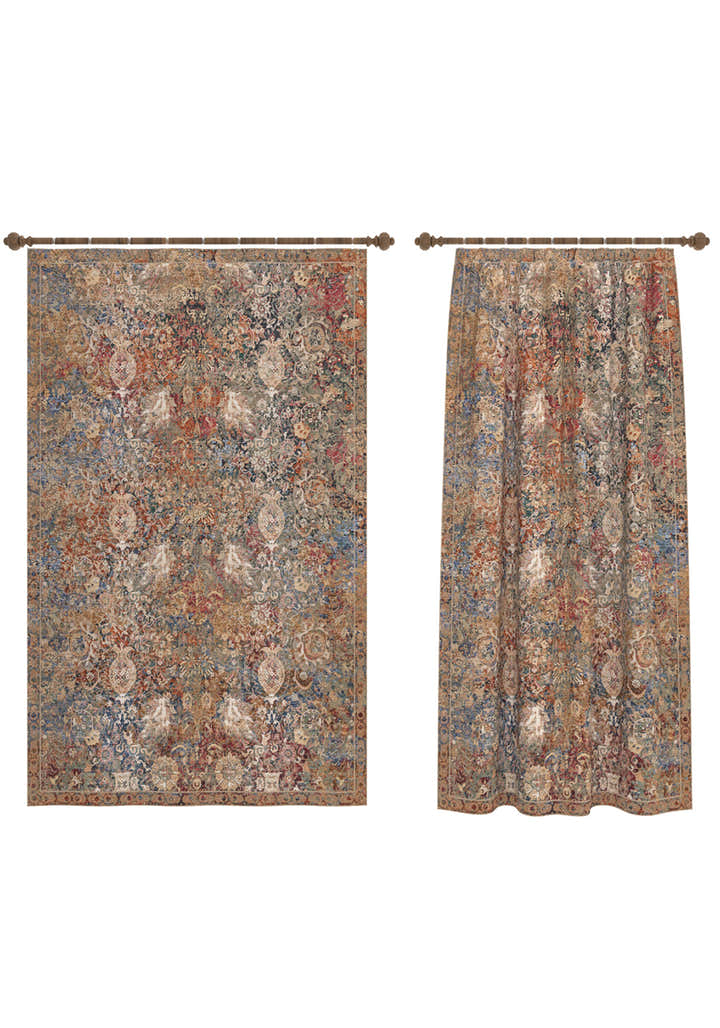 Artemis Paisley Colorful Curtain