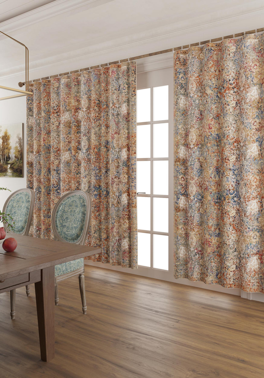 Artemis Paisley Colorful Curtain
