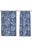 Liora Floral Blue Curtain