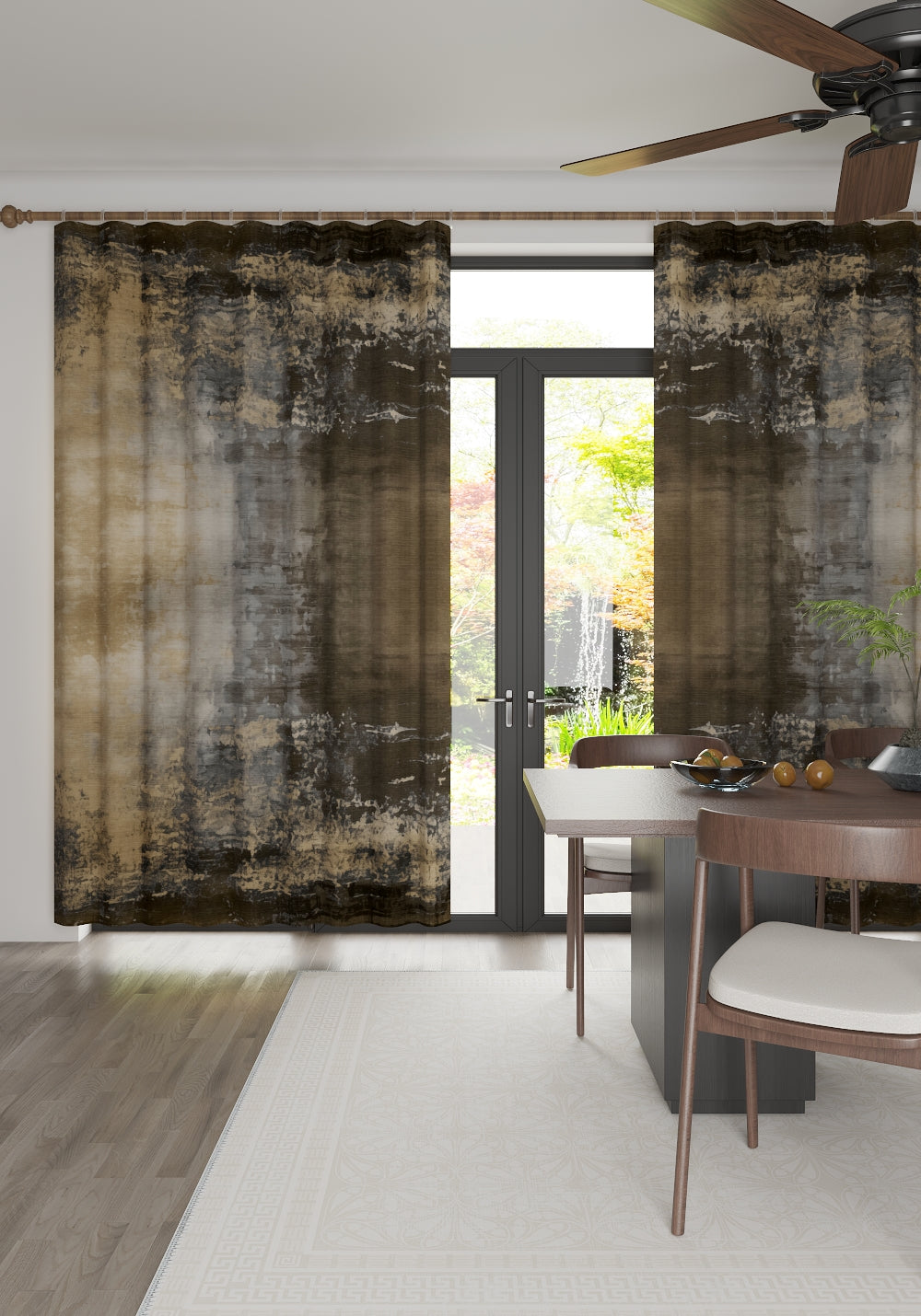 Gabriella Brown Blackout Curtain