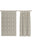 Penelope Striped Greige Curtain