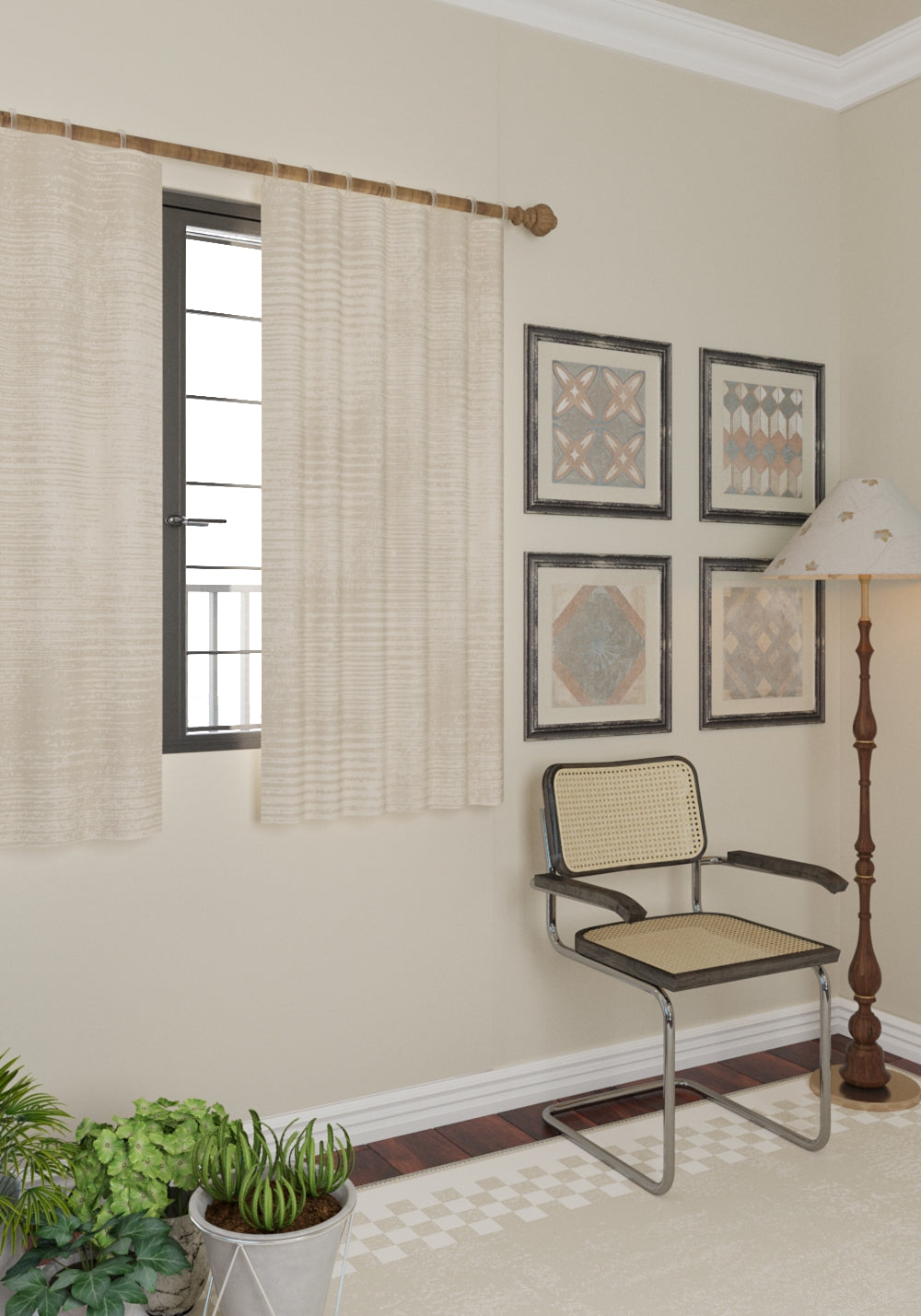Oliver Oatmeal Curtain