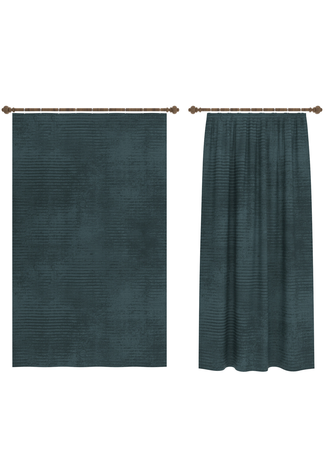 Oliver Teal Blackout Curtain