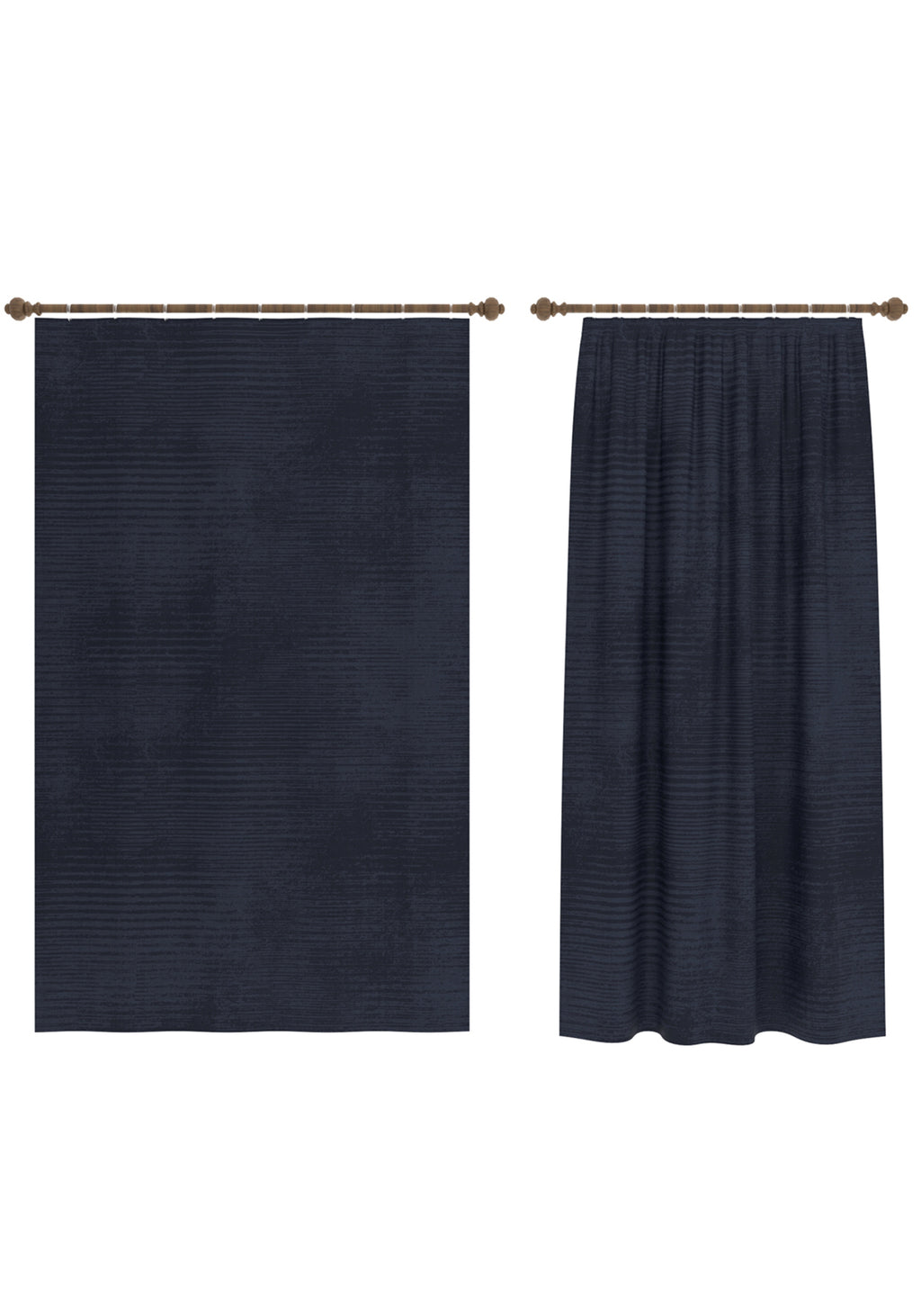 Oliver Navy Blackout Curtain
