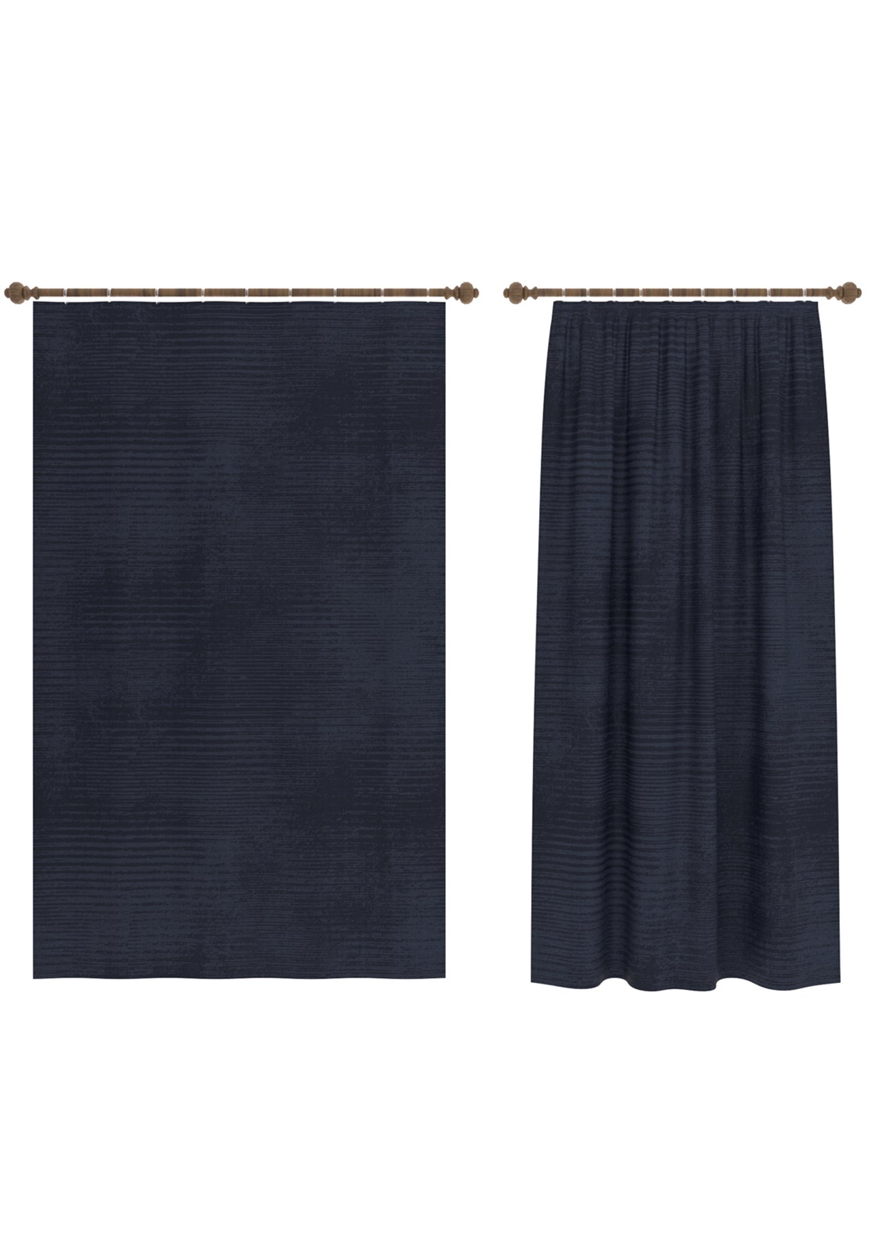 Oliver Navy Blackout Curtain