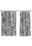 Brianna Abstract Grey Curtain