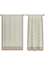 Sanctuaire Pale Sage Patterned Curtain
