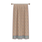 Sanctuaire Beige Floral Curtain