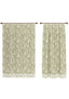 Alder Floral Sage Green Curtain