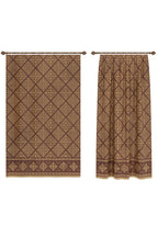 Rhean Geometric Terracotta Curtain