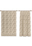 Isolde Taupe Bird Curtain
