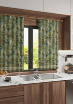 Elowen Forest Green Curtain
