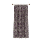 Elena Purple Paisley Curtain