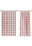 Jessamine Red Check Curtain