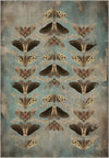 Celestia Brown Moth Rug