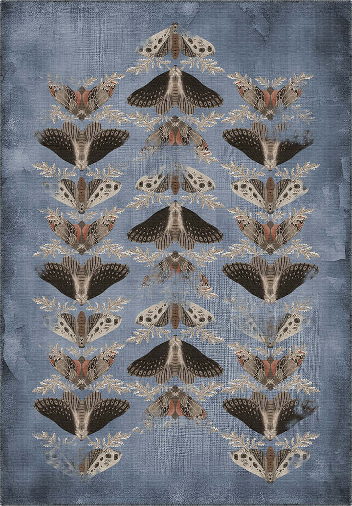 Celestia Blue Washable Rug