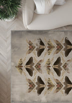 Celestia Beige Moth Rug