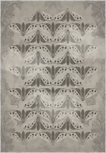 Celestia Grey Butterfly Rug