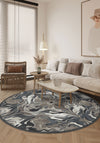 Brynn Grey Abstract Rug