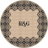 Marisa Navy Monogram Personalised Rug