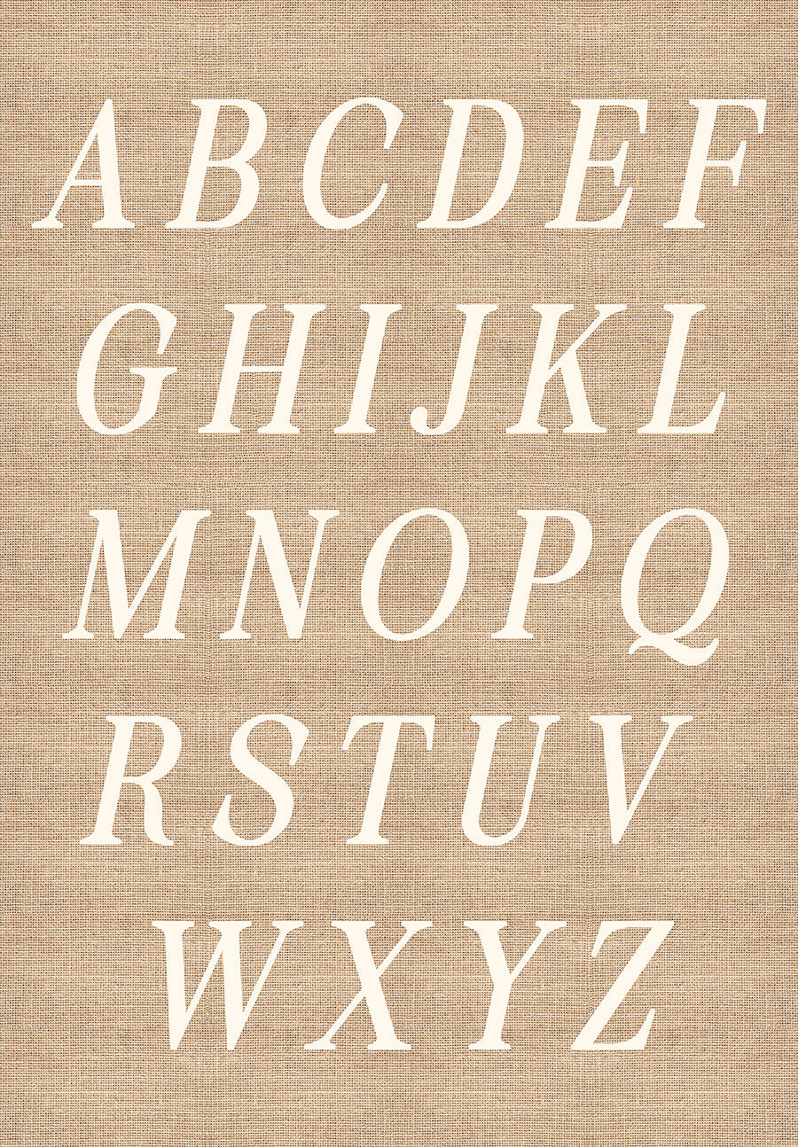 Luna Cream Customisable Letter Rug