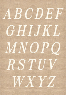 Luna Cream Customisable Letter Rug