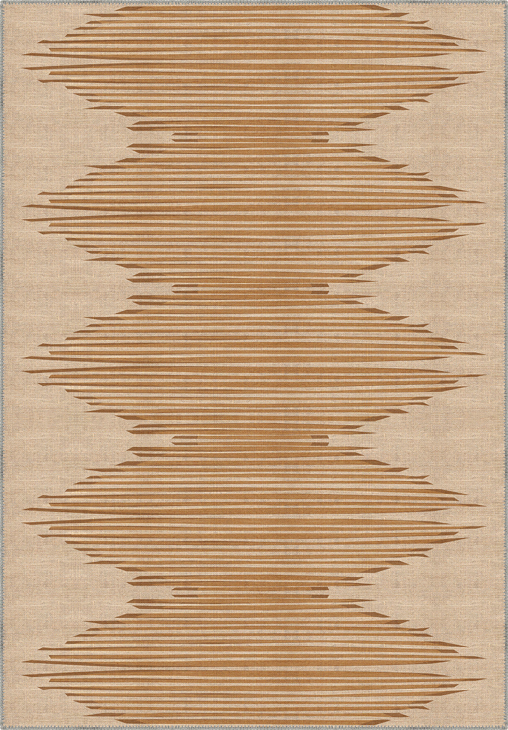 Syralla Brown Washable Rug