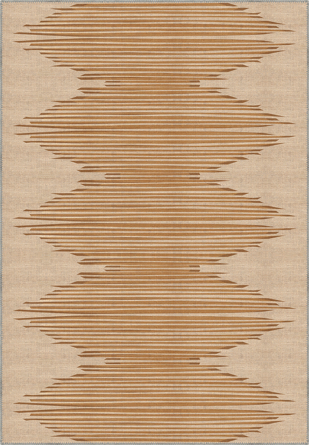 Syralla Brown Washable Rug