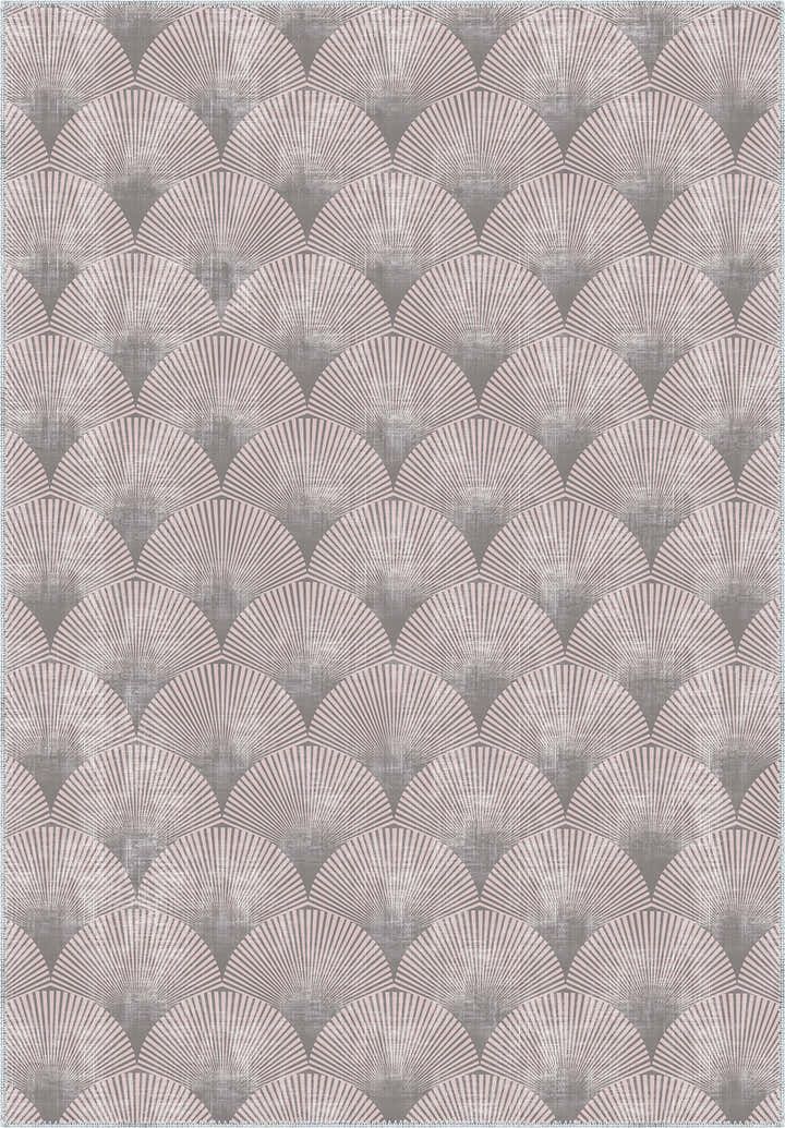 Addison Light Pink Art Deco Rug