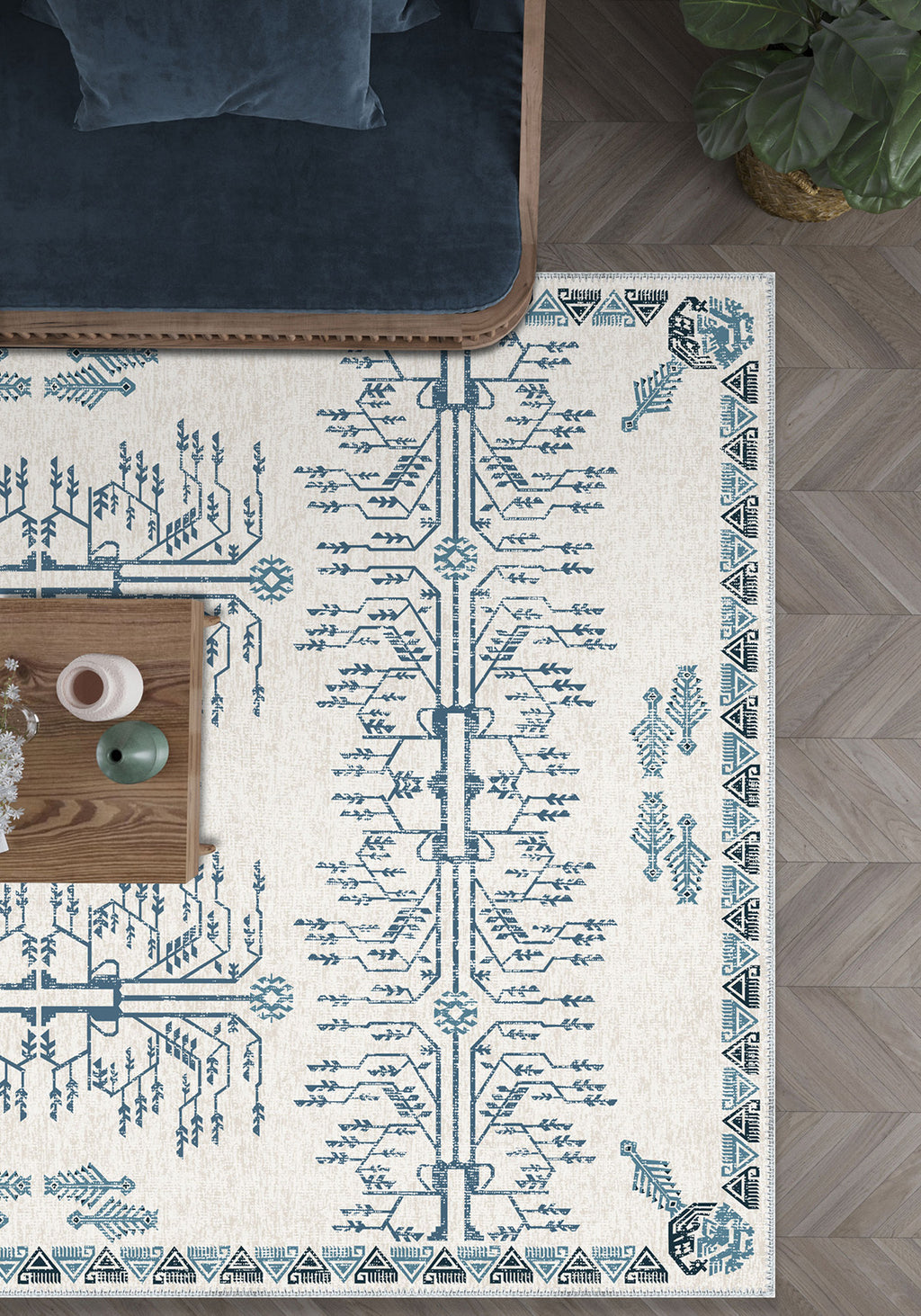 Tigris Phoenix and Dragon Kilim Rug