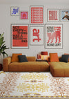 Tigris Yellow and Orange Turkish Rug