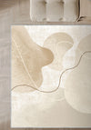 Alindra Beige Modern Rug