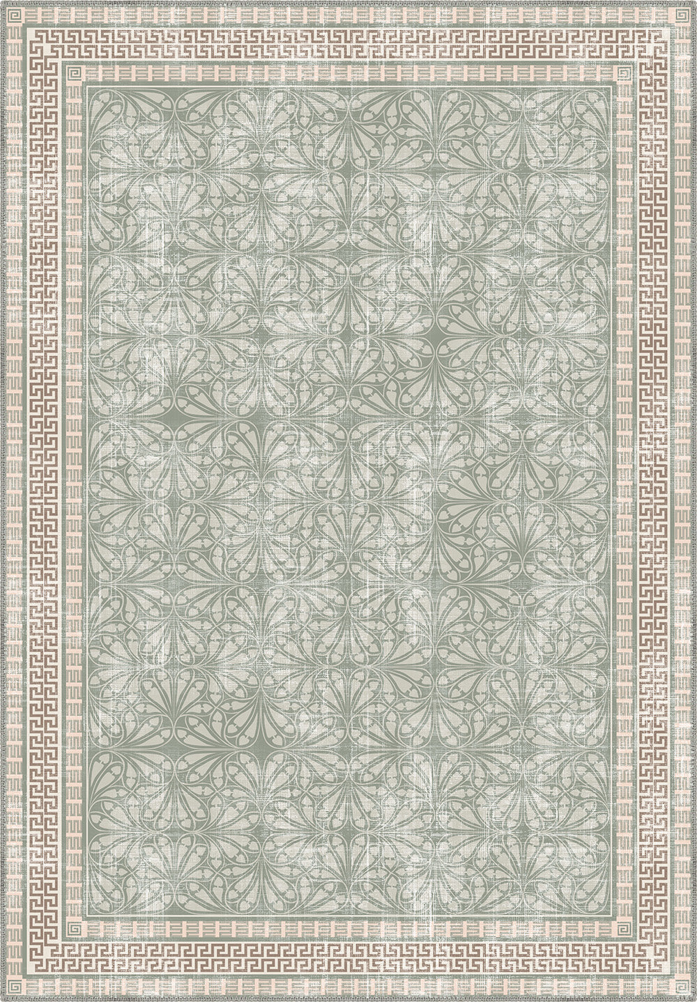 Alexis Modern Bordered Washable Rug