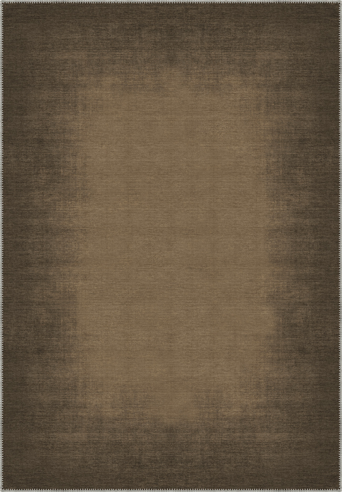 Olivia Brown Bordered Washable Rug