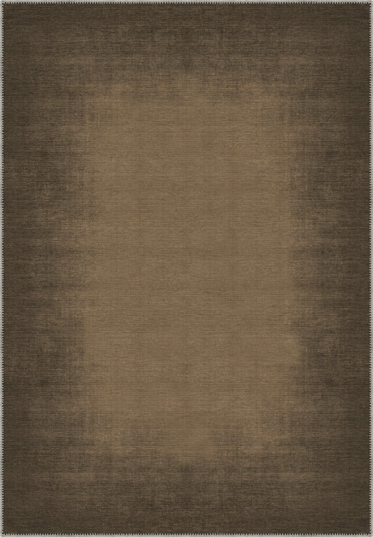 Olivia Brown Bordered Washable Rug