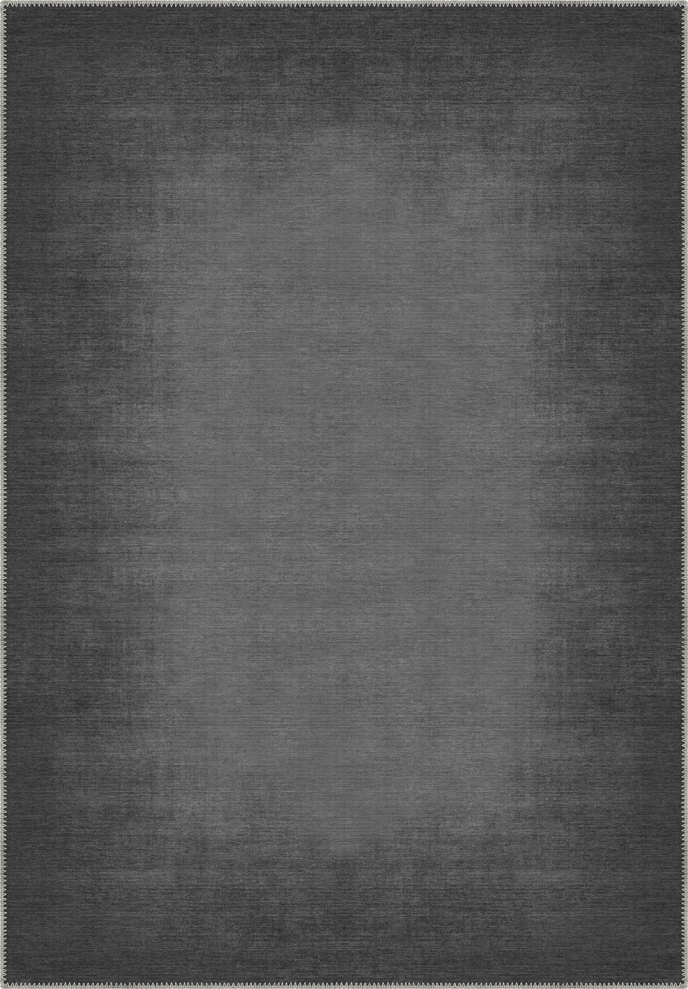 Olivia Grey Bordered Washable Rug