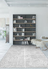 Kylie Grey Modern Striped Rug