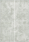 Kylie Striped Modern Rug - Green
