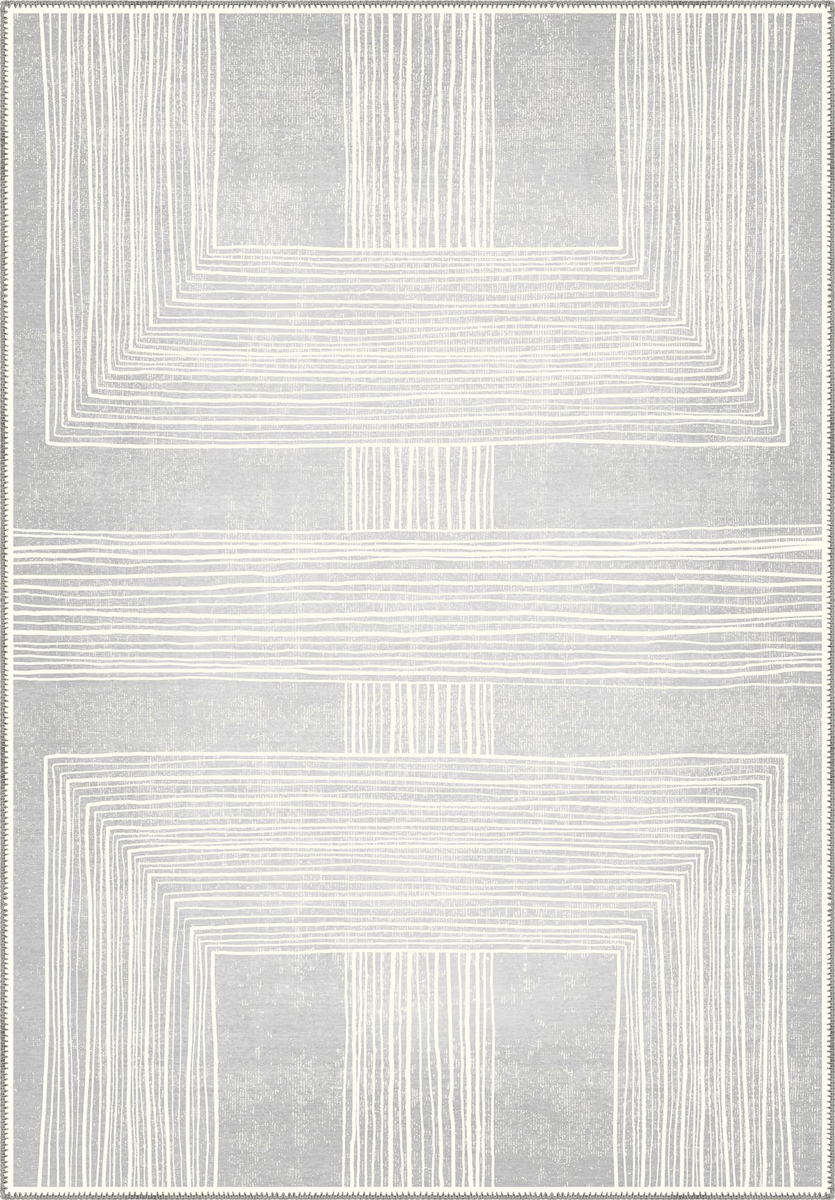 Charles Grey Geometric Rug