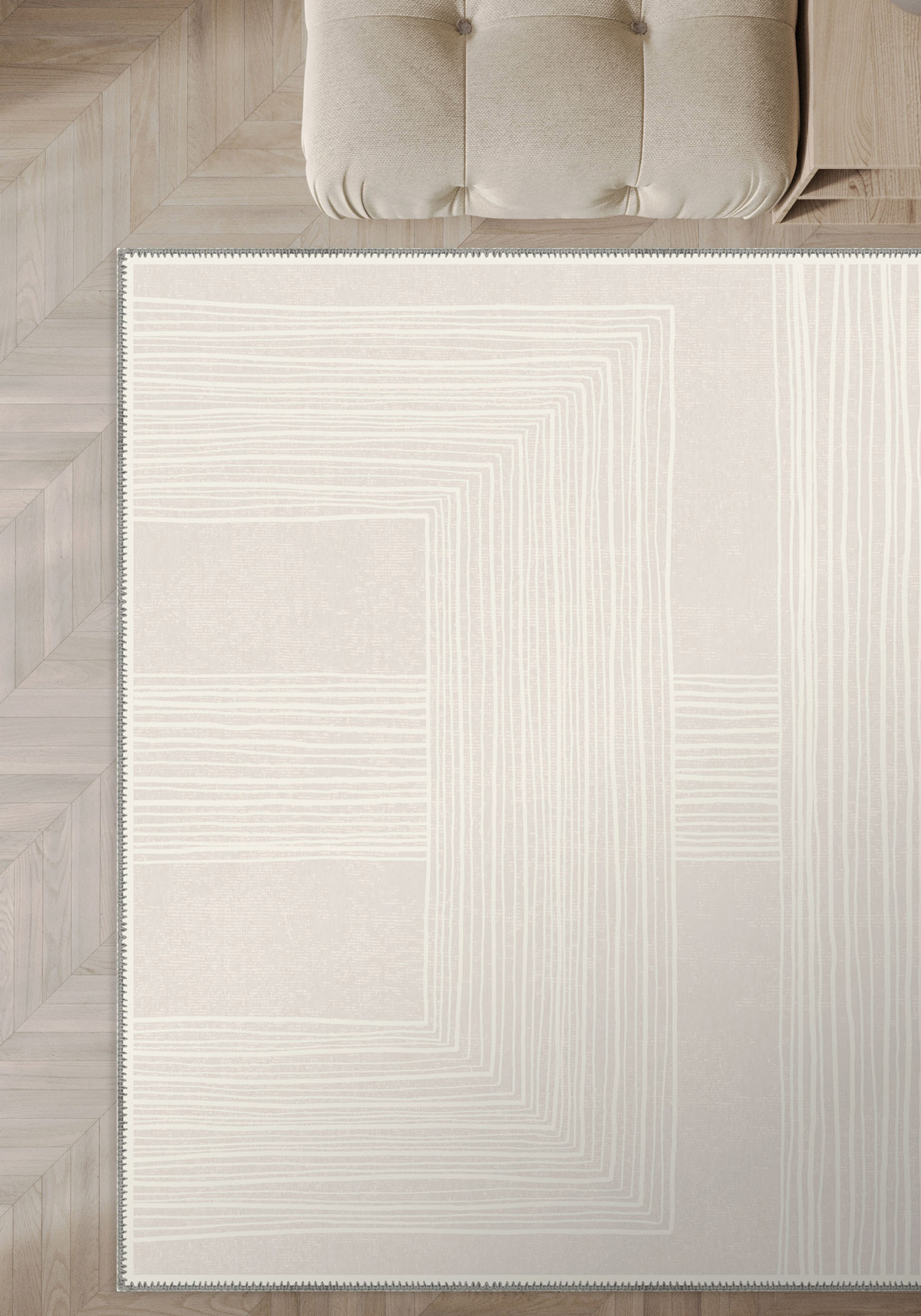 Charles Cream Scandinavian Rug