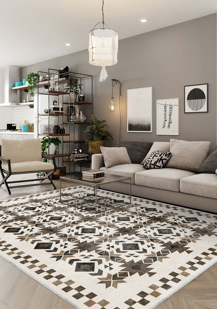 David Brown Boho Rug