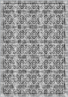 Gilyra Black and White Boho Rug