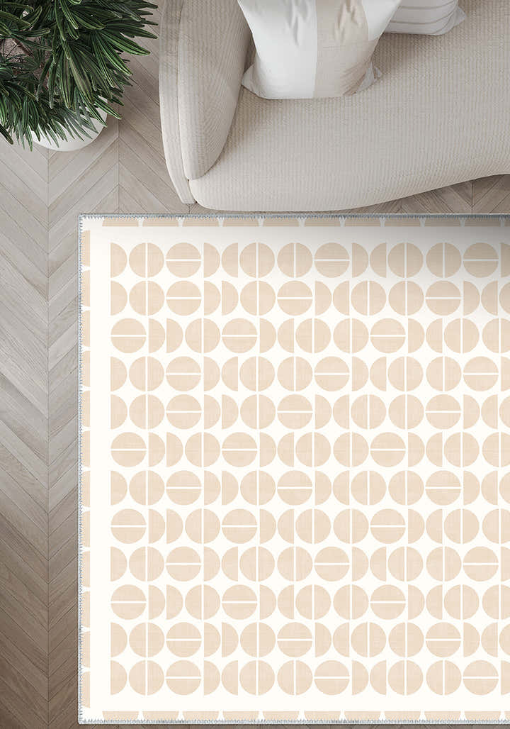 Lucas Cream Washable Rug