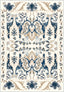 Henry Blue Brown Distressed Washable Rug