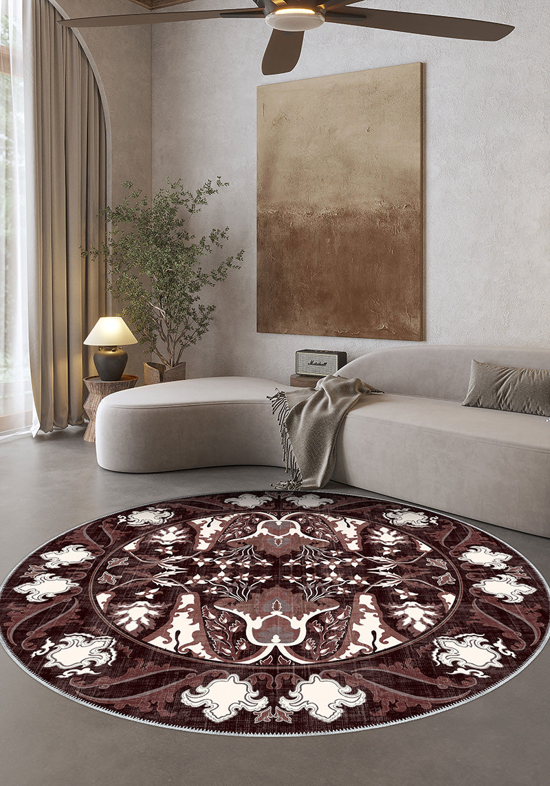 Henry Burgundy Vintage Rug