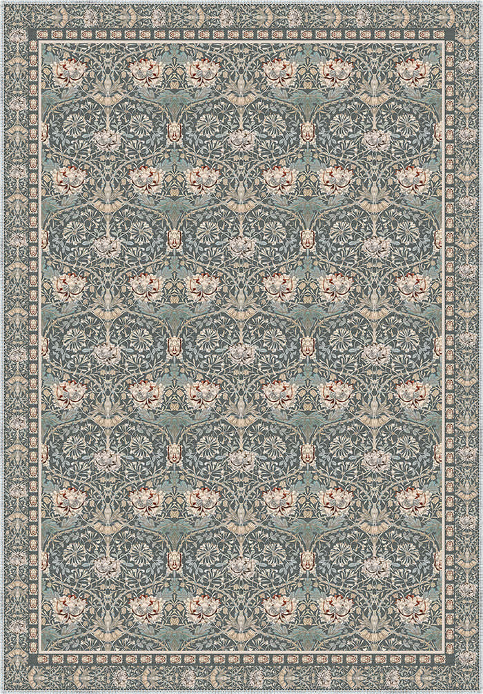 Zachary Green Vintage Rug
