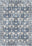 Zachary Blue Distressed Oriental Rug