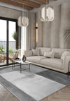 Ianthe Grey Abstract Rug