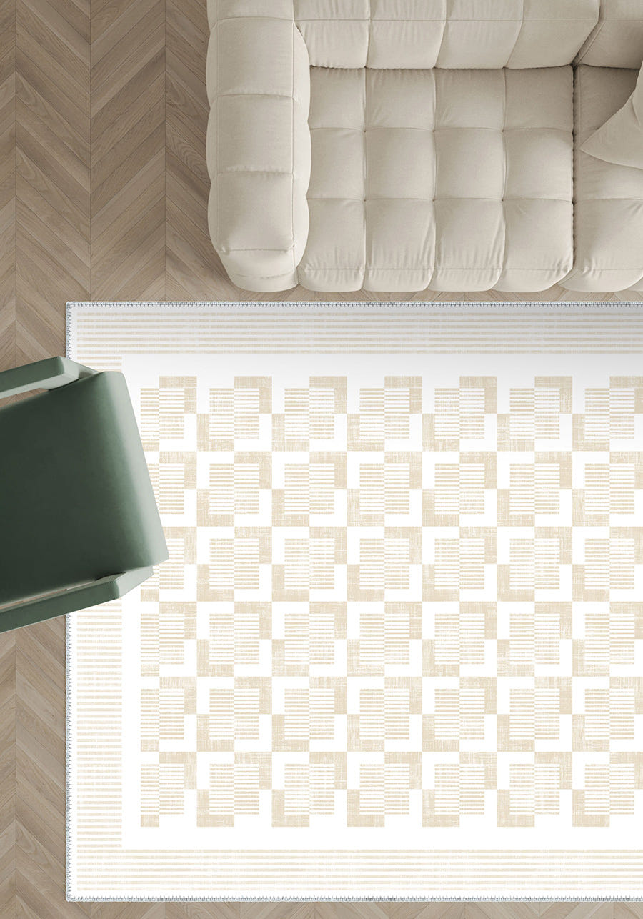 Berylle Cream Striped Rug