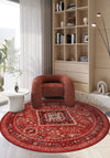 Oberon Red Medallion Rug